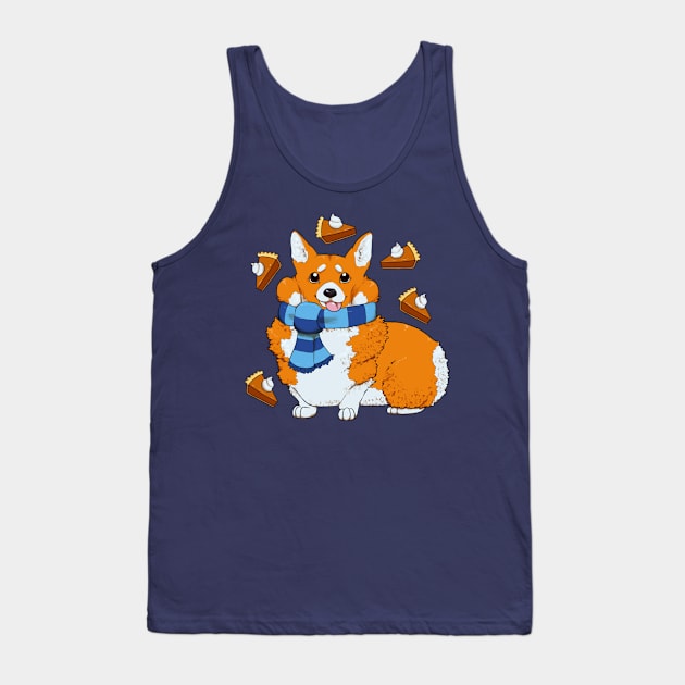 Corgi Pie Tank Top by mcbenik